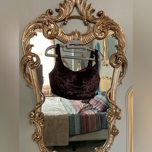 PINK Bralettes & Bra Tops Velvety Lightly Lined Corset Top